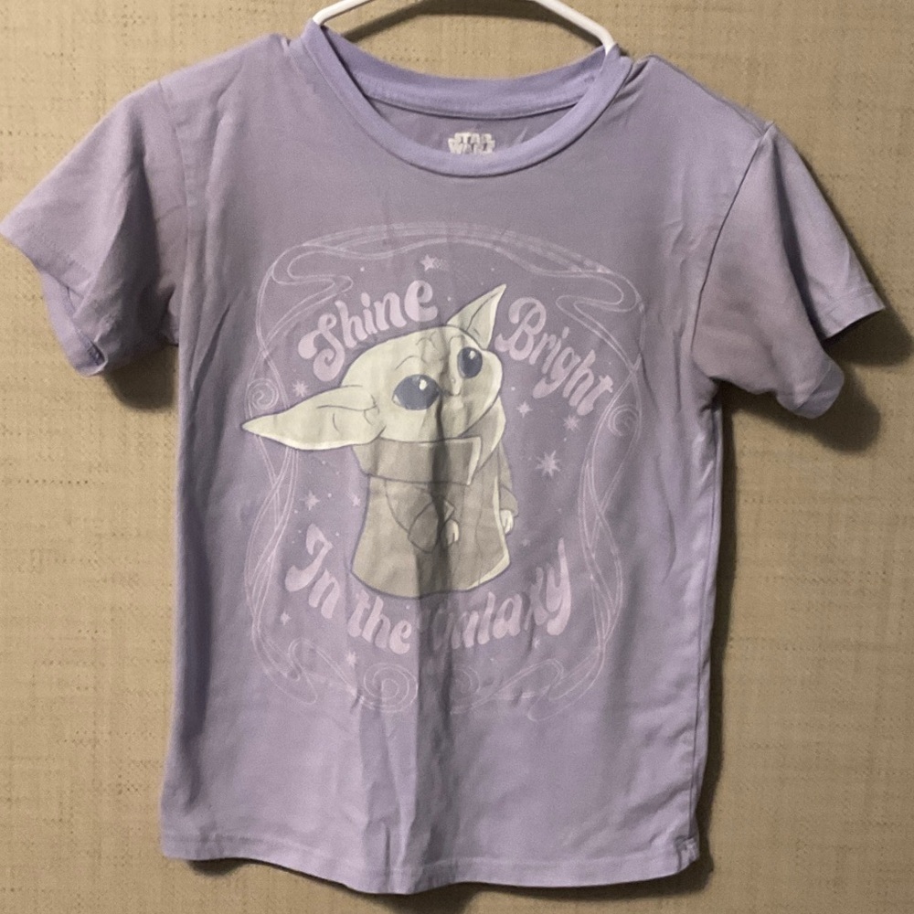 Star Wars Lilac Baby Yoda Tee